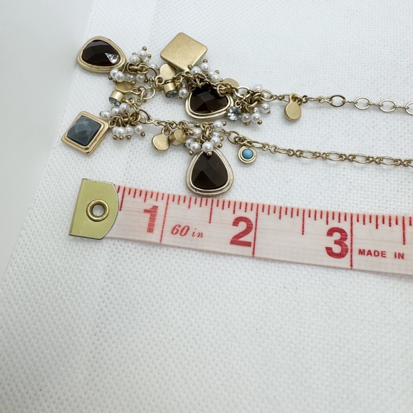 Liz Claiborne Villager 3 Piece Set Necklace Bracelet Earrings - Picture 13 of 14